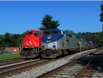 Amtrak 197 passing CN 8835